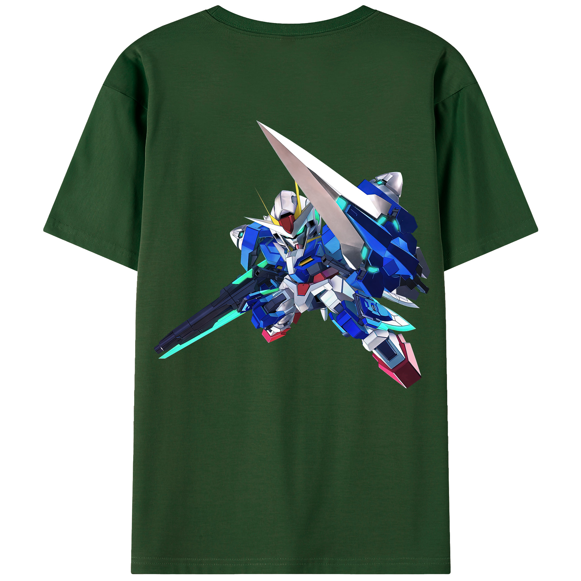 （画像用） 機動戦士ガンダム Mobile Suit Gundam 綿100％半袖Tシャツ（背面プリント）